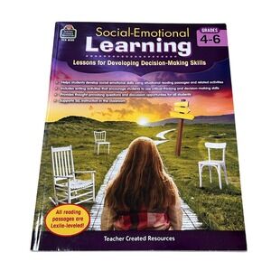 Teacher Created Resources Social-Emotional Learning‎ Workbook Grades 4-6 NEW